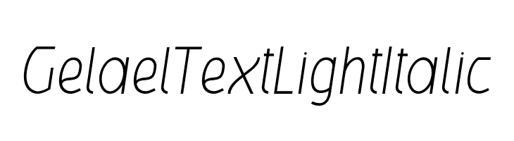 GelaelTextLightItalic  لخطوط تنزيل