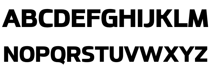 Gelantik Font UPPERCASE