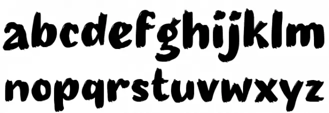 Gelap 字体 小写