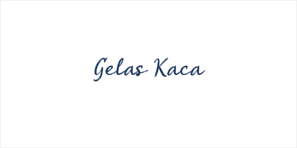 Gelas Kaca Logo