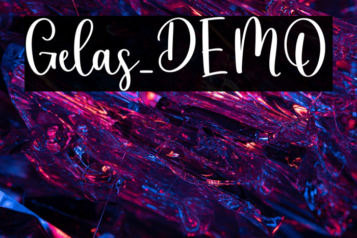 Gelas_DEMO Example 1