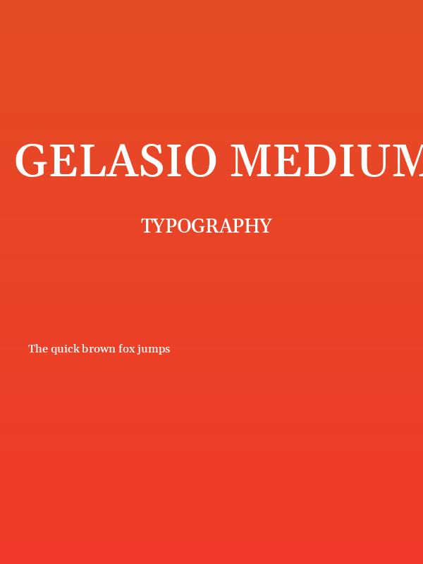 Gelasio Medium Poster
