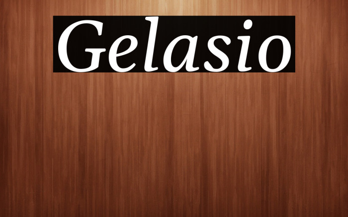 Gelasio Example 2