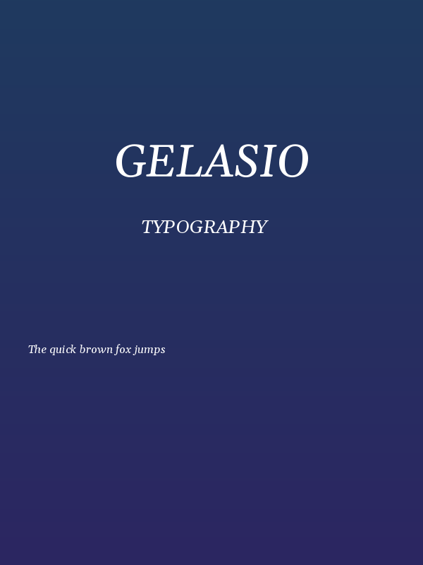 Gelasio Poster