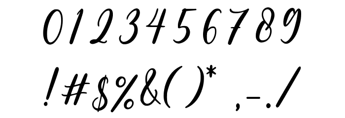 Gelathy Font OTHER CHARS