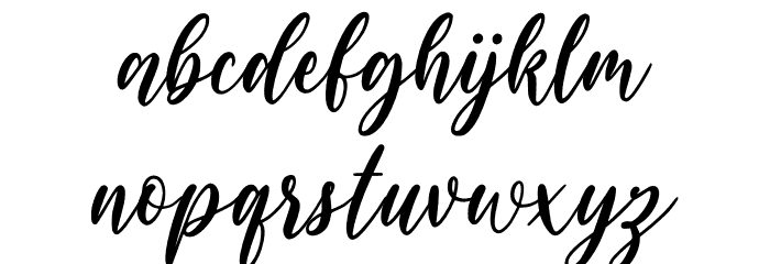 Gelathy Font LOWERCASE