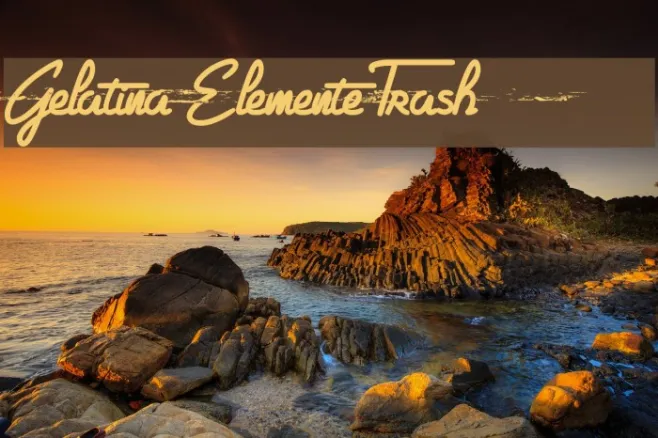 Gelatina Elemente Trash Example 3