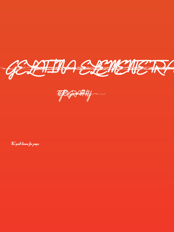 Gelatina Elemente Trash Poster