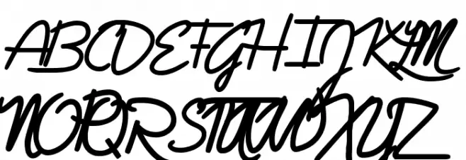Gelatina Elemente Schriftart Groß