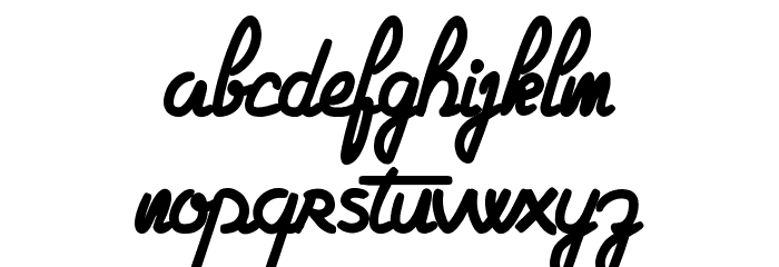 Gelatina Elemente Font LOWERCASE