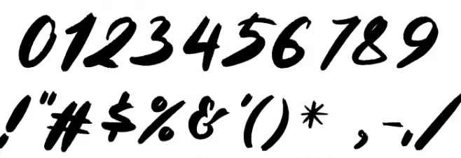 Gelato Font OTHER CHARS