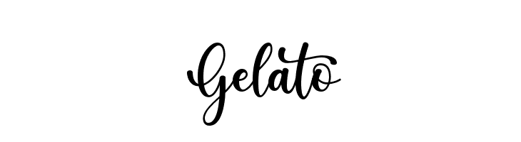Gelato  Скачать бесплатные шрифты