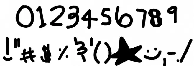 GelatoParty Font OTHER CHARS