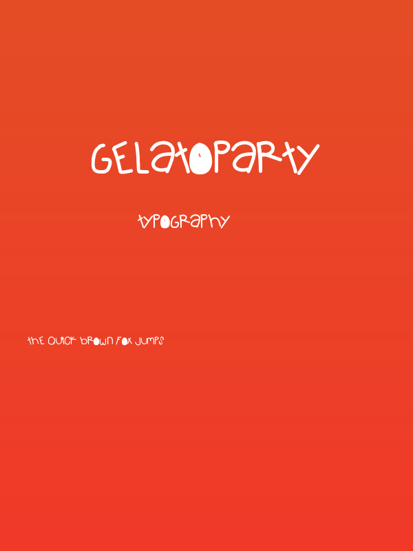 GelatoParty Poster