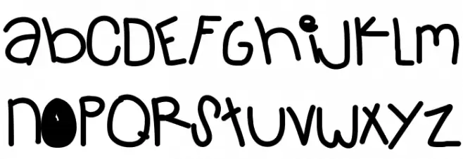 GelatoParty Font Litere mici