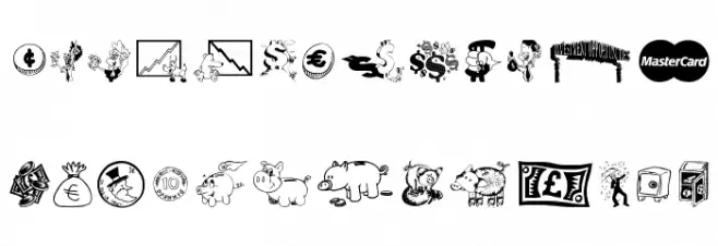 GeldRegiertDieWelt 字体 大写