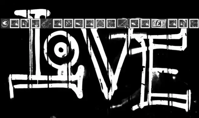 GeldRegiertDieWelt Font examples