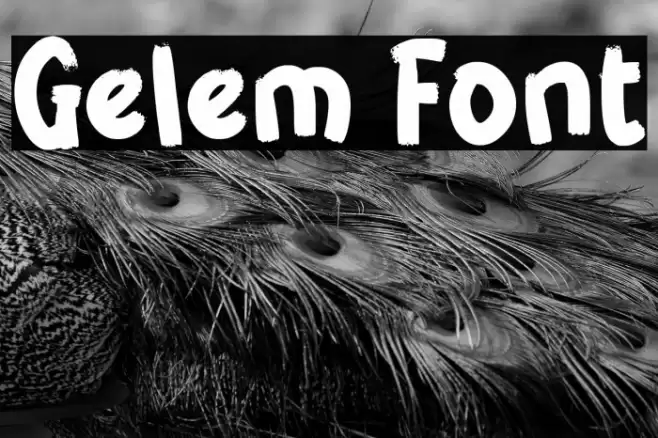 Gelem Font examples