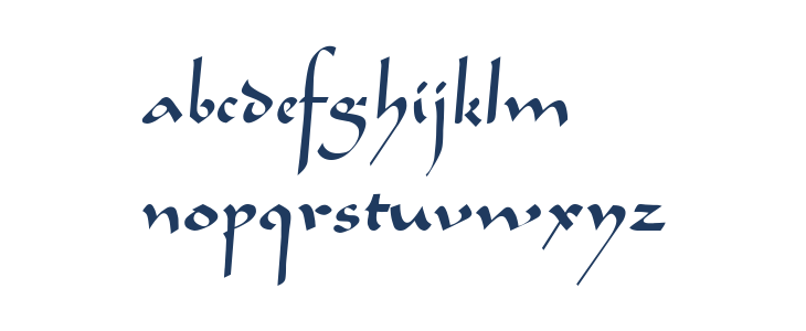 Gelfling SF Lowercase
