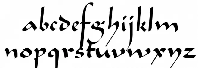 Gelfling SF Caratteri MINUSCOLO
