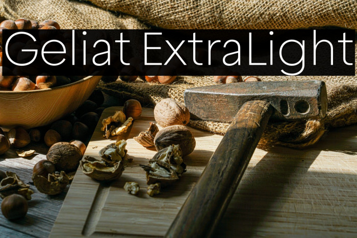 Geliat ExtraLight Example 3