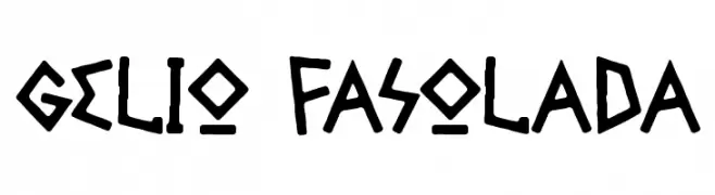 Gelio Fasolada  Descarca Fonturi Gratis