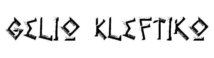 Gelio Kleftiko Font
