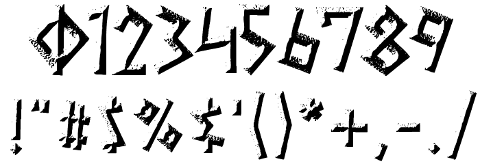 Gelio Kleftiko Font OTHER CHARS