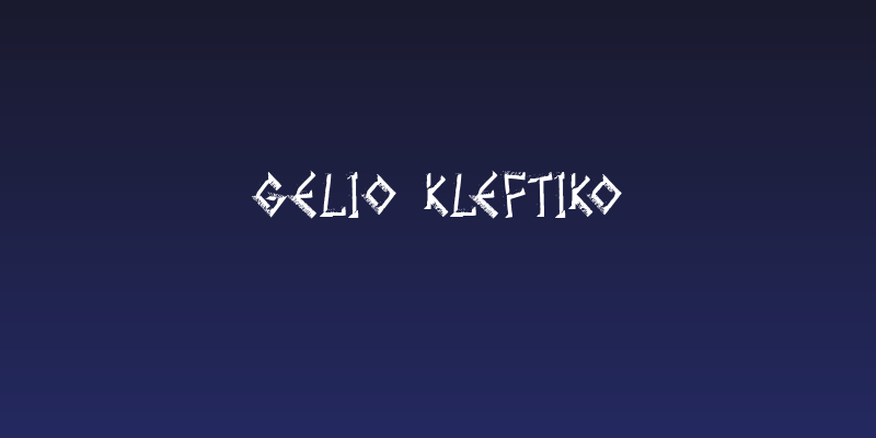 Gelio Kleftiko Social Header