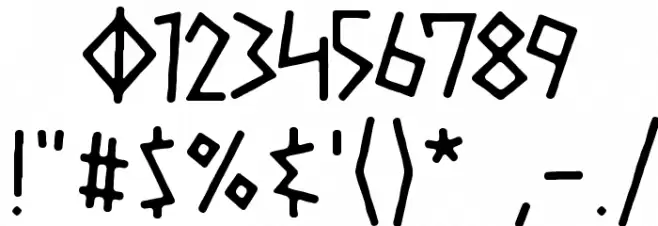 Gelio Pasteli Font OTHER CHARS