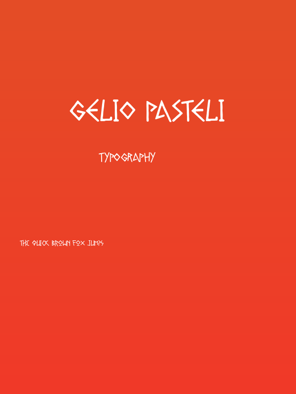 Gelio Pasteli Poster