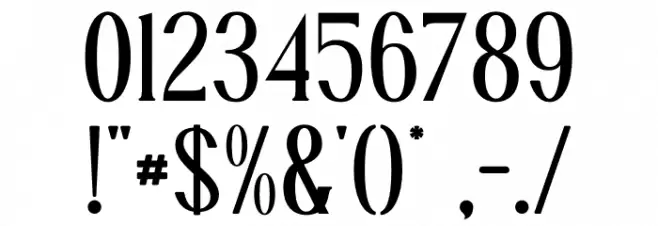 Gellaghan Font OTHER CHARS