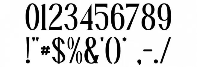 Gellaghan Font OTHER CHARS