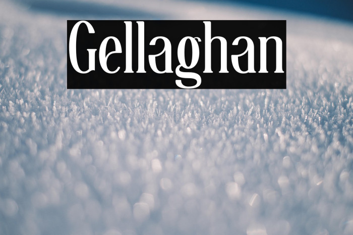 Gellaghan Example 2