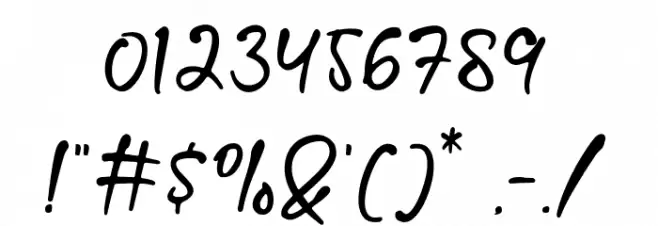 GellardoDemo Font OTHER CHARS