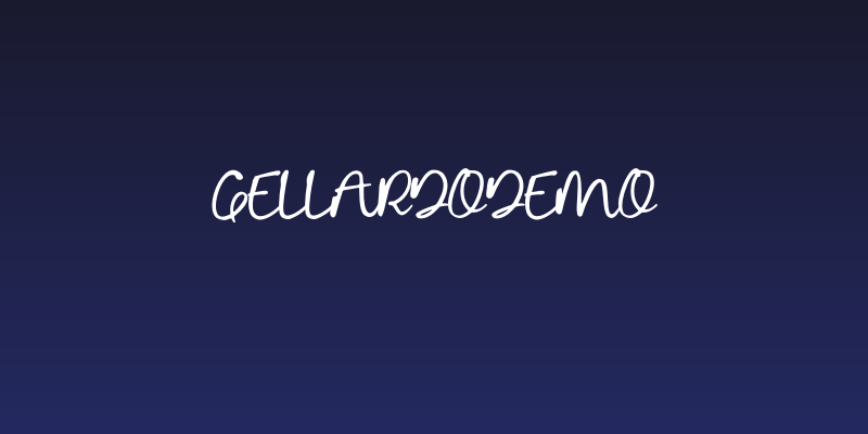 GellardoDemo Social Header