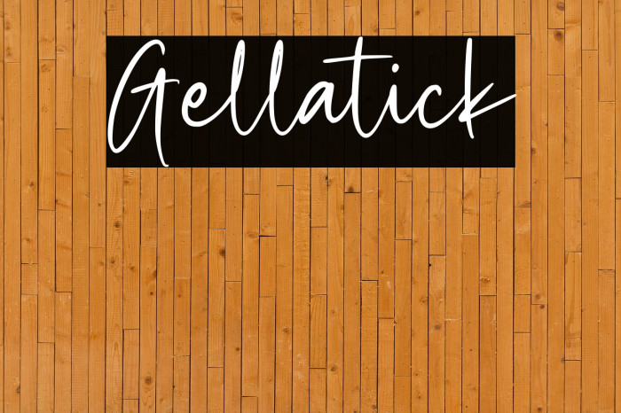 Gellatick Example 1