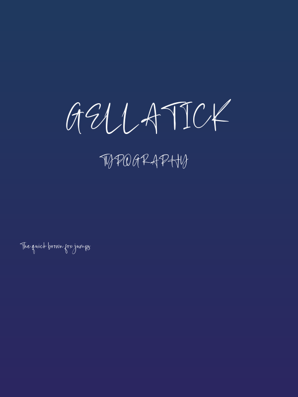 Gellatick Poster