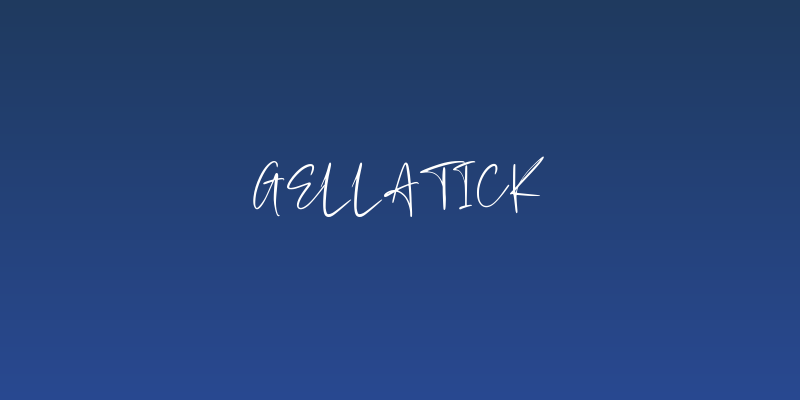 Gellatick Social Header