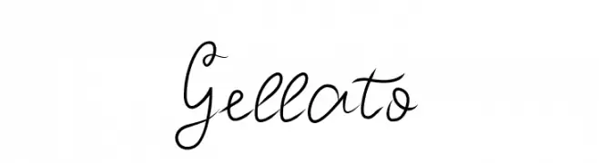 Gellato  font caratteri gratis