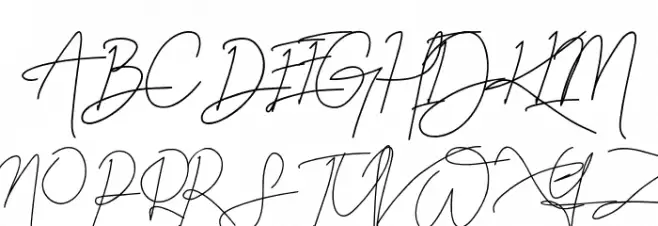 Gellattik Janggan Font UPPERCASE