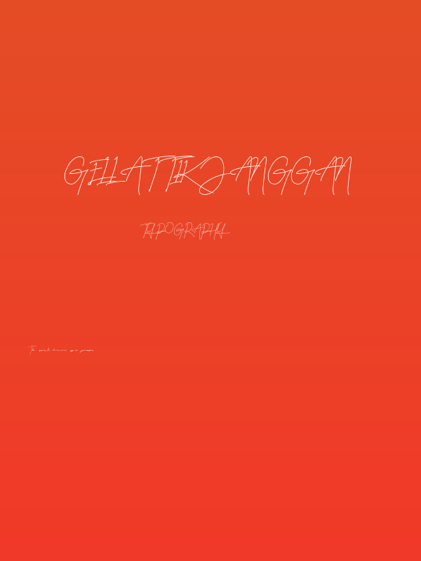 Gellattik Janggan Poster