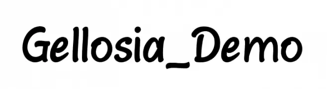 Gellosia_Demo  Frei Schriftart Herunterladen