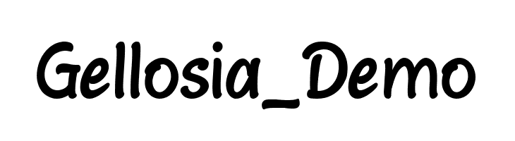 Gellosia_Demo  Descarca Fonturi Gratis