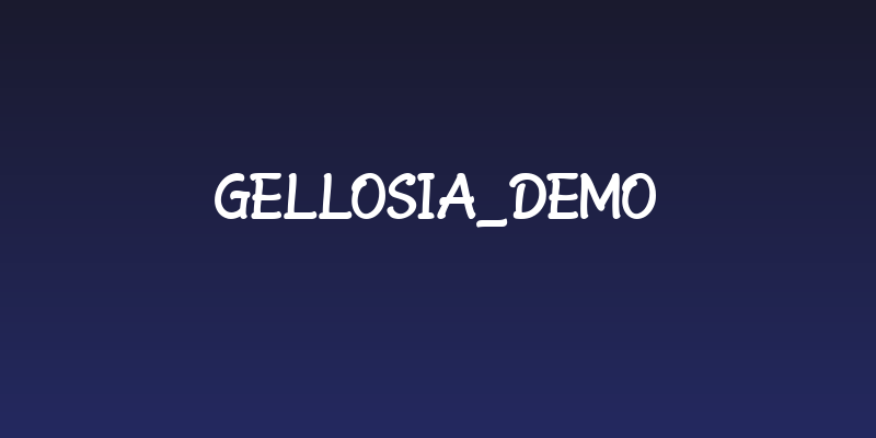 Gellosia_Demo Social Header