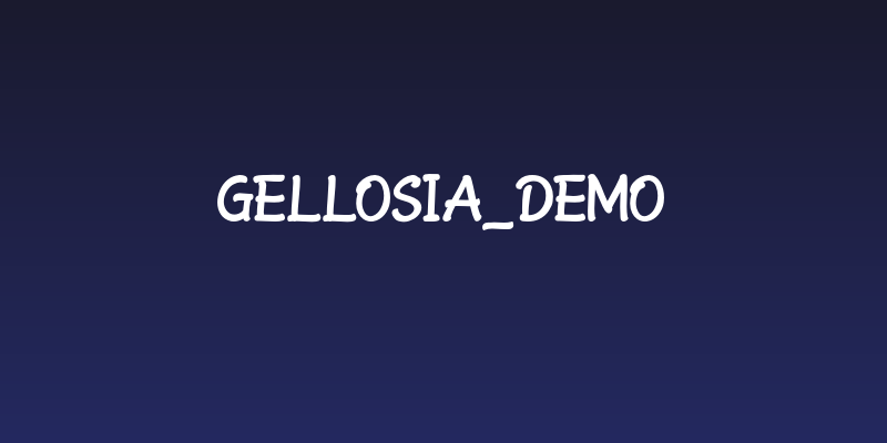 Gellosia_Demo Social Header