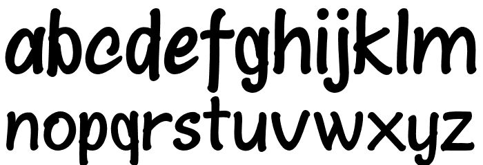 Gellosia_Demo Font LOWERCASE
