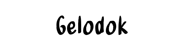 Gelodok  नि: शुल्क फ़ॉन्ट्स डाउनलोड