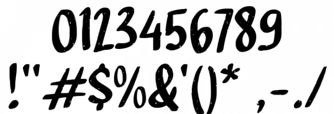 Gelodok Font OTHER CHARS