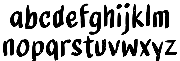 Gelodok Font LOWERCASE